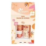 Fleurance nature duo stick l�vres + cr�me mains fleur de cerisier bio