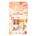 Fleurance nature duo stick l�vres + cr�me mains miel bio