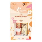 Fleurance nature duo stick l�vres + cr�me mains vanille bio