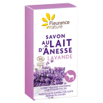 Fleurance nature savon au lait d'ânesse lavande bio 100g Fleurance nature savon au lait d'ânesse lavande bio 100g