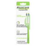 Fluocaril brosse  dents interdental pro medium kit 1 manche durable + 2 ttes remplaables