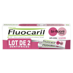 Fluocaril cosmtique bi - fluor 145mg dentifrice dents sensibles lot de 2 x 75ml
