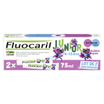 Fluocaril junior 6 - 12 ans dentifrice gel bubble lot de 2 x 75ml