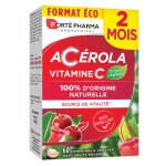 Fort� pharma ac�rola vitamine c naturelle fatigue 60 comprim�s � croquer 2 mois