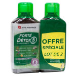 Fort� pharma fort� d�tox 5 organes lot de 2 x 500ml