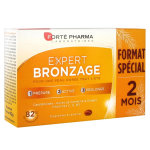 Fort� pharma expert bronzage cure 2 mois 56 comprim�s dont 14 offerts
