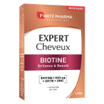 Fort pharma expert cheveux biotine ortie zinc beaut brillance 30 comprims