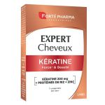 Forté pharma expert cheveux kératine protéines de riz zinc 30 comprimés Forté pharma expert cheveux kératine protéines de riz zinc 30 comprimés