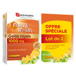 Fort pharma gele royale 1000mg immunit fatigue dfenses lot 2x20 ampoules