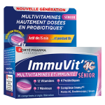 Fort� pharma immuvit'4g s�nior vitamine c magnesium guarana 30 comprim�s