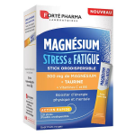Forté pharma magnésium stress & fatigue taurine 20 sticks orodispersibles Forté pharma magnésium stress & fatigue taurine 20 sticks orodispersibles