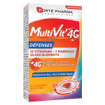 Fort� pharma multivit' 4g d�fenses immunit� vitamine d ginseng 30 comprim�s