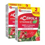 Fort� pharma programme ac�rola 4 mois de vitamine c naturelle lot de 2