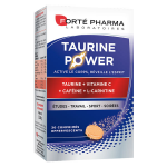 Fort pharma taurine power nergie cafine vitamine c 30 comprims effervescents