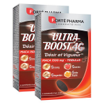 Forté pharma ultra boost 4g désir et vigueur lot de 2x30 comprimés Forté pharma ultra boost 4g désir et vigueur lot de 2x30 comprimés