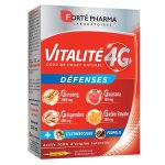 Forté pharma vitalité 4g défenses 20 ampoules Forté pharma vitalité 4g défenses 20 ampoules