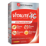 Fort� pharma vitalit� 4g dynamisant ginseng guarana vitamine c 20 ampoules