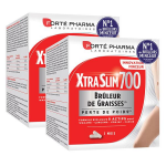Fort pharma xtraslim 700 bruleur de graisses - lot de 2x 120 glules programme 2 mois
