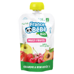 France b�b� nutrition gourde multi - fruits + 4m bio 100g