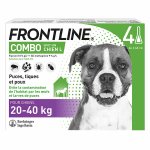 Frontline combo chien l 20 - 40 kg 4 pipettes