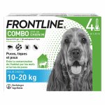 Frontline combo chien m 4 pipettes