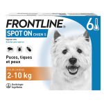 Frontline spot on chien s 6 pipettes