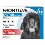 Frontline spot on chien xl 4 pipettes