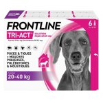 Frontline tri - act chiens l 20 � 40kg 6 pipettes