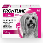 Frontline tri - act chiens xs 2 - 5 kg 6 pipettes
