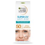 Garnier ambre solaire super uv anti - ge crme visage protectrice spf50 50ml