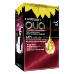 Garnier olia vivids coloration permanente sans amoniaque n°6. 60 rouge intense Garnier olia vivids coloration permanente sans amoniaque n°6. 60 rouge intense