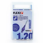 Gencibrosse flexi tandex brossette interdentaire cylindrique grosse (tige de 1, 20mm) violet 6 units ...