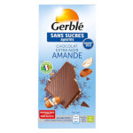 Gerbl� sans sucres ajout�s chocolat extra noir amande 80g