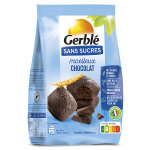 Gerbl sans sucres moelleux tout chocolat 196g