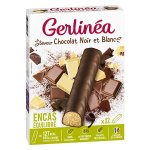 Gerlina pause gourmande barre chocolat noir et blanc 12 units