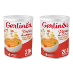 Gerlina soupes lentilles corail curry - 16 repas - lot de 2