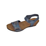 Gibaud podactiv sandales de confort camla hv taille 41 bleu mtallique