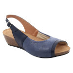 Gibaud podactiv sandales de confort cam�l�a hv taille 40 bleu