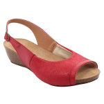 Gibaud podactiv sandales de confort cam�l�a hv taille 38 rouge