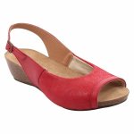 Gibaud podactiv sandales de confort cam�l�a hv taille 39 rouge