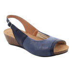 Gibaud podactiv sandales de confort cam�l�a hv taille 39 bleu