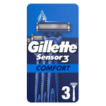 Gillette sensor3 comfort rasoirs jetables pour homme 3 units