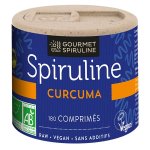Gourmet spiruline curcuma bio 180 comprimés Gourmet spiruline curcuma bio 180 comprimés