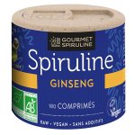 Gourmet spiruline ginseng bio 180 comprimés Gourmet spiruline ginseng bio 180 comprimés
