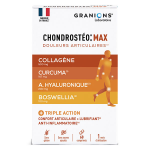 Granions chondrosteo + max - collagne marin, acide hyaluronique, curcuma - 1 mois