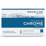 Granions de chrome 200 ug 30 ampoules