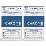 Granions chrome comprims  croquer - anti grignotages - lot de 2 x 60 comprims