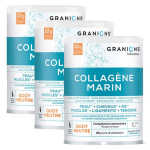Granions collagène marin poudre - goût neutre - 25 jours lot de 3 Granions collagène marin poudre - goût neutre - 25 jours lot de 3