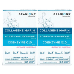 Granions complexe collag�ne acide hyaluronique et coq10 lot 2 x 60 comprim�s
