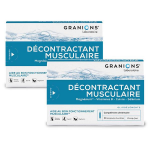Granions dcontractant musculaire - soulage les douleurs musculaires lot de 2x30 ampoules